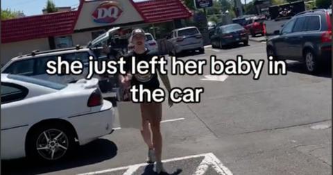 Woman Confronts Mom Who Left Baby in Car to Get Starbucks
