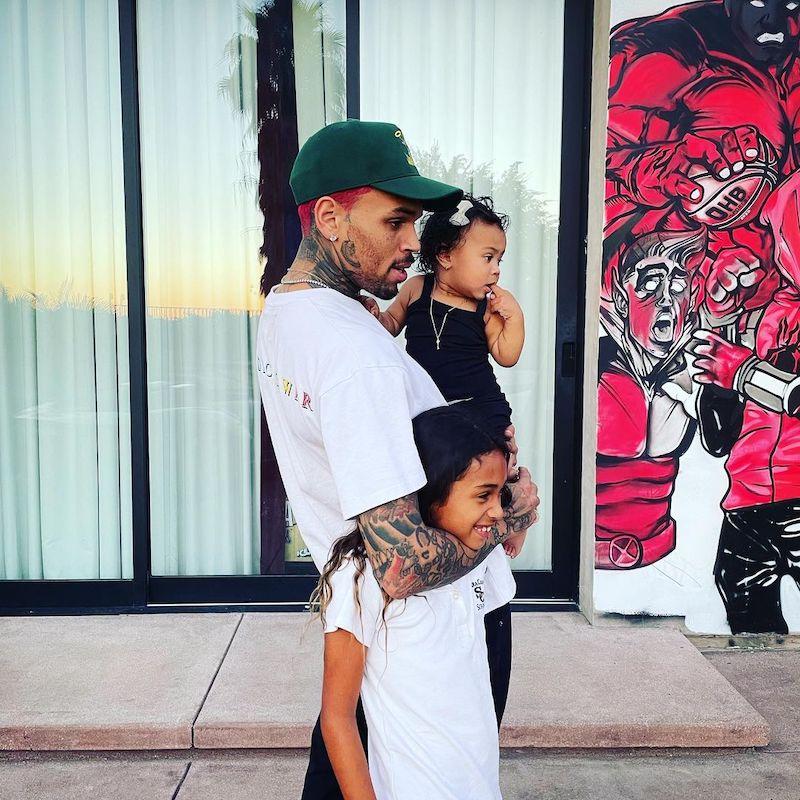 chris brown daughters