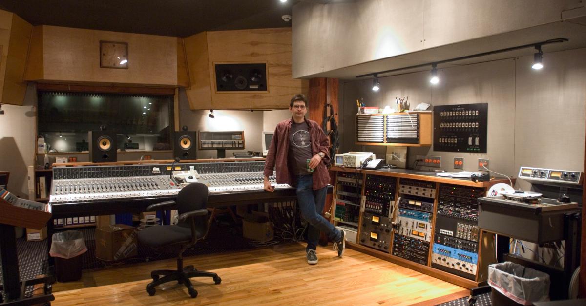 Steve Albini in Electrical Audio in 2005