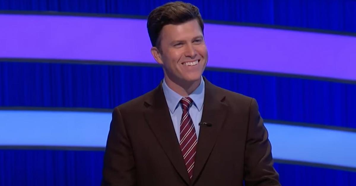 Colin Jost as host of 'Pop Culture Jeopardy'