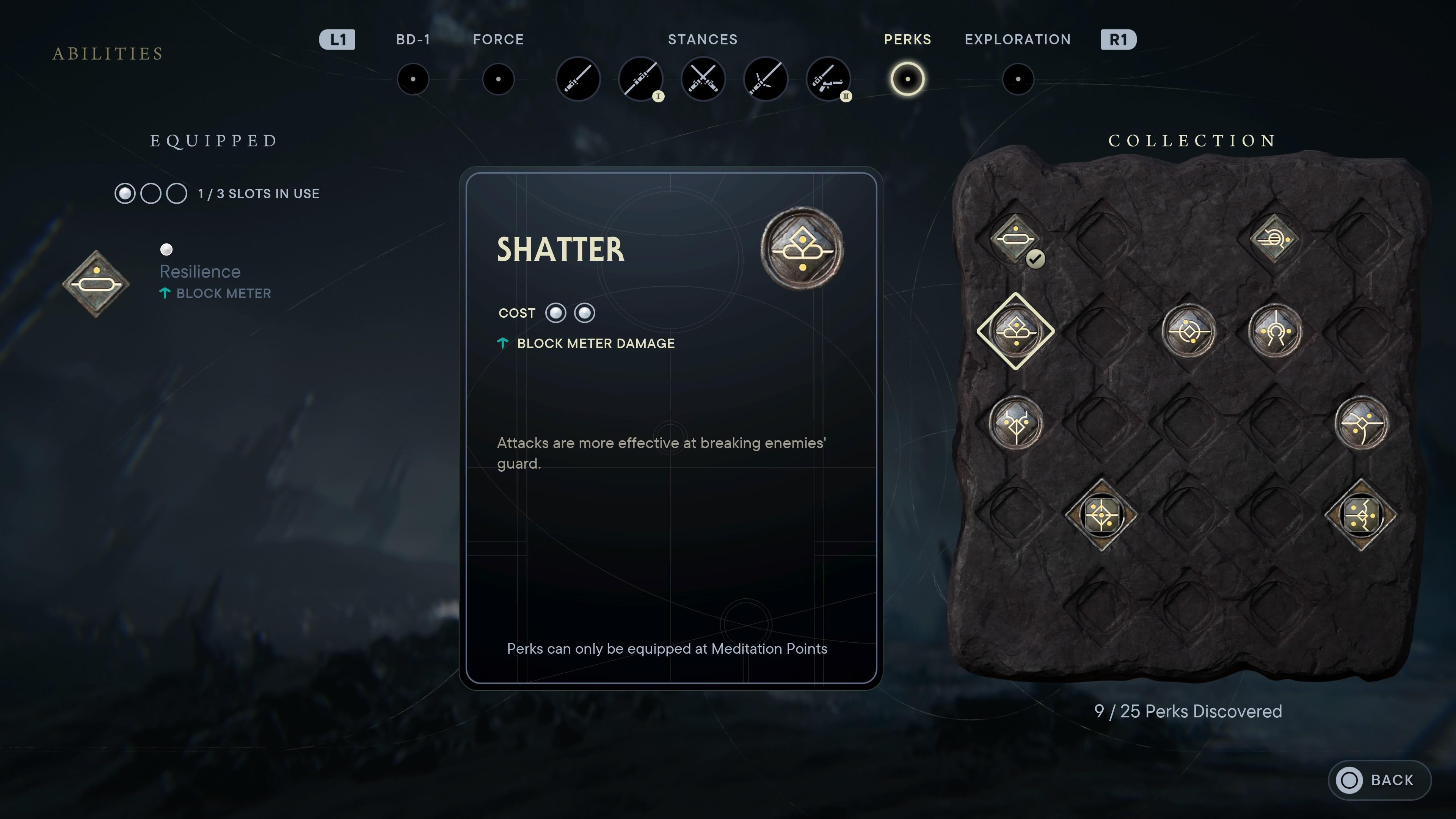 The Shatter Perk in 'Jedi: Survivor'