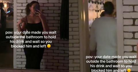 Woman Bails on Date After He Asks Her to Hold His Drink