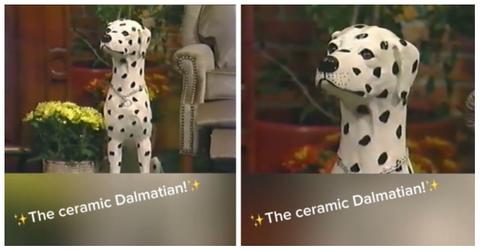 'Wheel of Fortune' ceramic dalmation, Sheldon