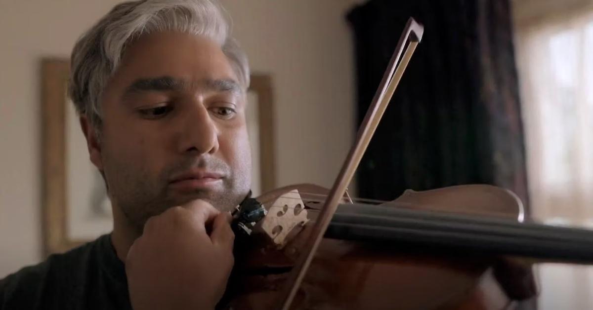 Nick Mohammed plays the violin as Nate in 'Ted Lasso'