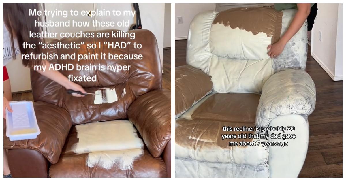 HOW TO DYE LEATHER SOFAS/CHAIRS