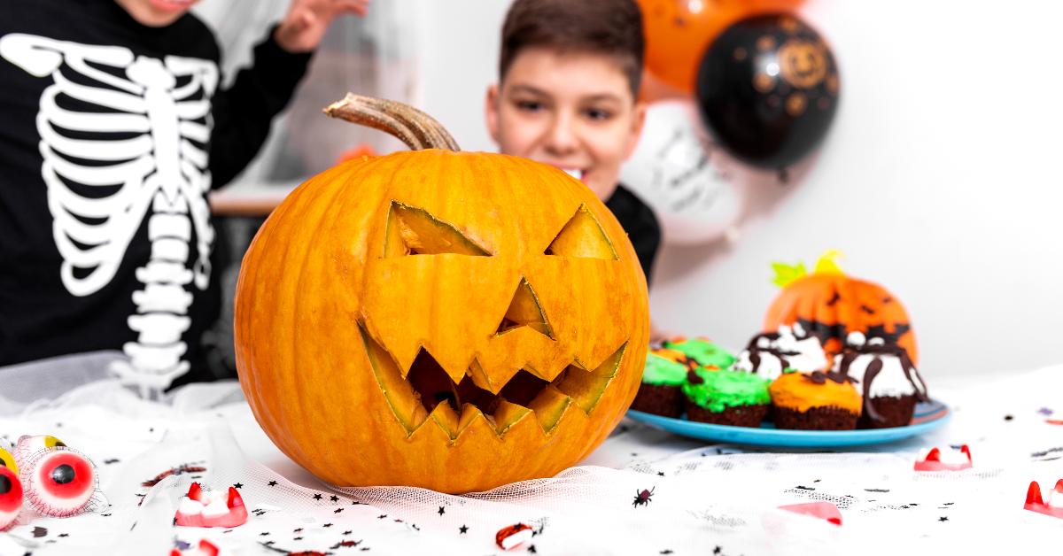 Halloween pumpkin carving.