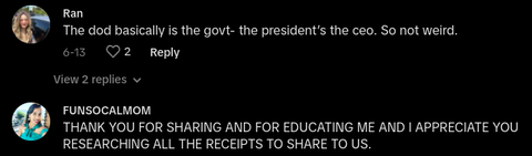 Mom Finds Out Department of Defense Provides Funds School Lunches
