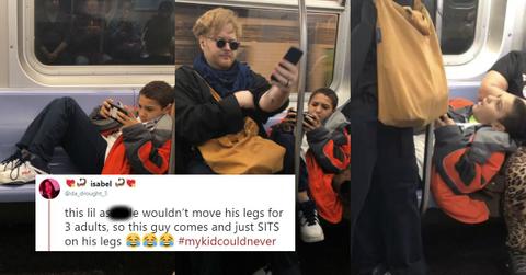 rude subway kid cover