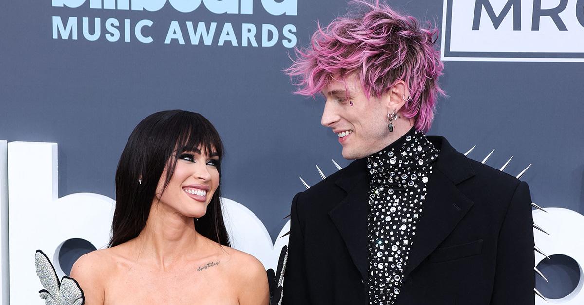 Megan Fox and Machine Gun Kelly at the Billboard Music Awards in 2022. 