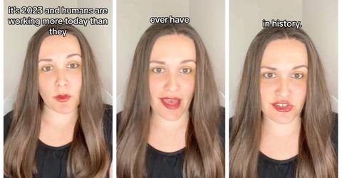 TikTok about working more now