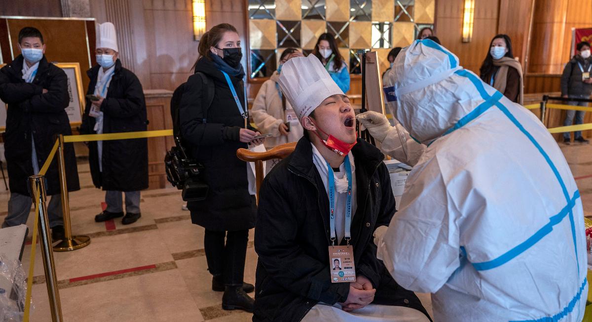 covid-19 testing at the 2022 winter olympics in Beijing