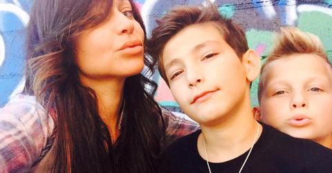 Stacey Silva and sons