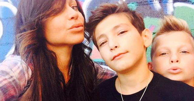 Stacey Silva and sons