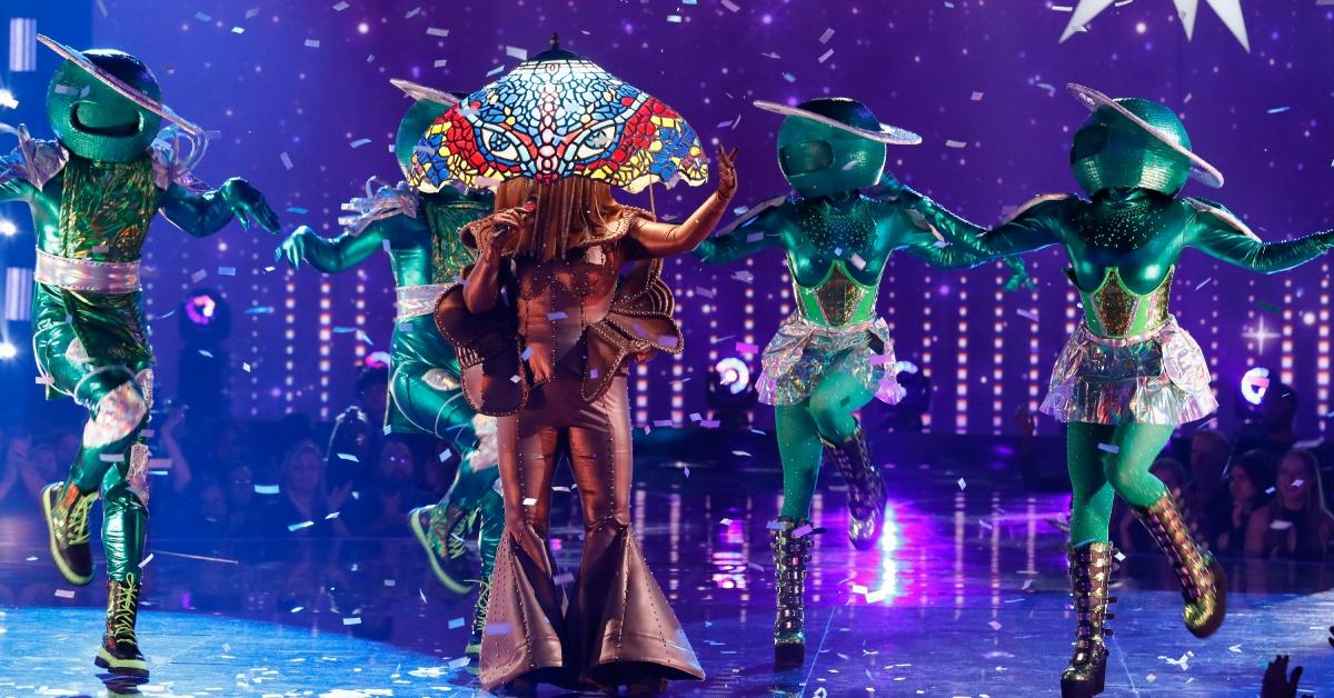 Lamp performing on Season 9 of 'The Masked Singer'