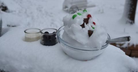How to Make Ice Cream in the Snow at Home