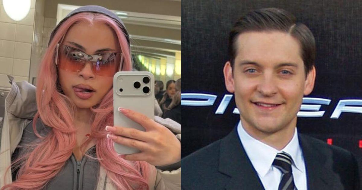 Ice Spice and Toby Maguire