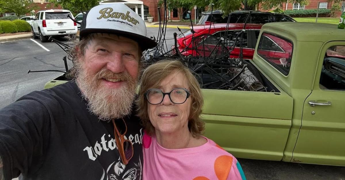 Brent Hinds with his mom.