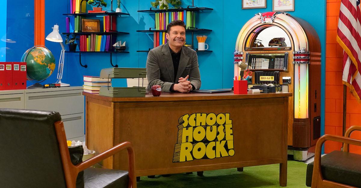 Ryan Seacrest on 'Schoolhouse Rock' 50th Anniversary Special