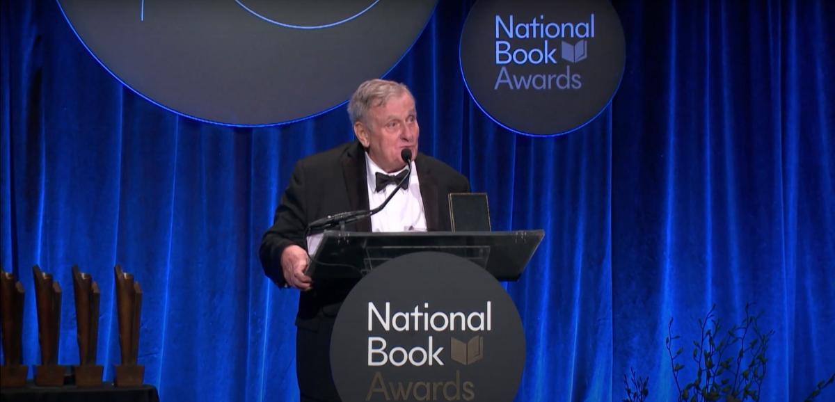 Edmund White at the 2019 National Book Awards