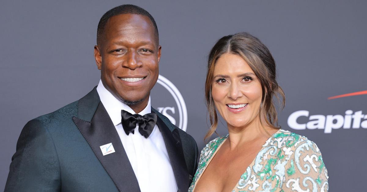 Raheem Morris and Nicole Marie Moulton attend the 2022 ESPYs at Dolby Theatre on July 20, 2022 in Hollywood