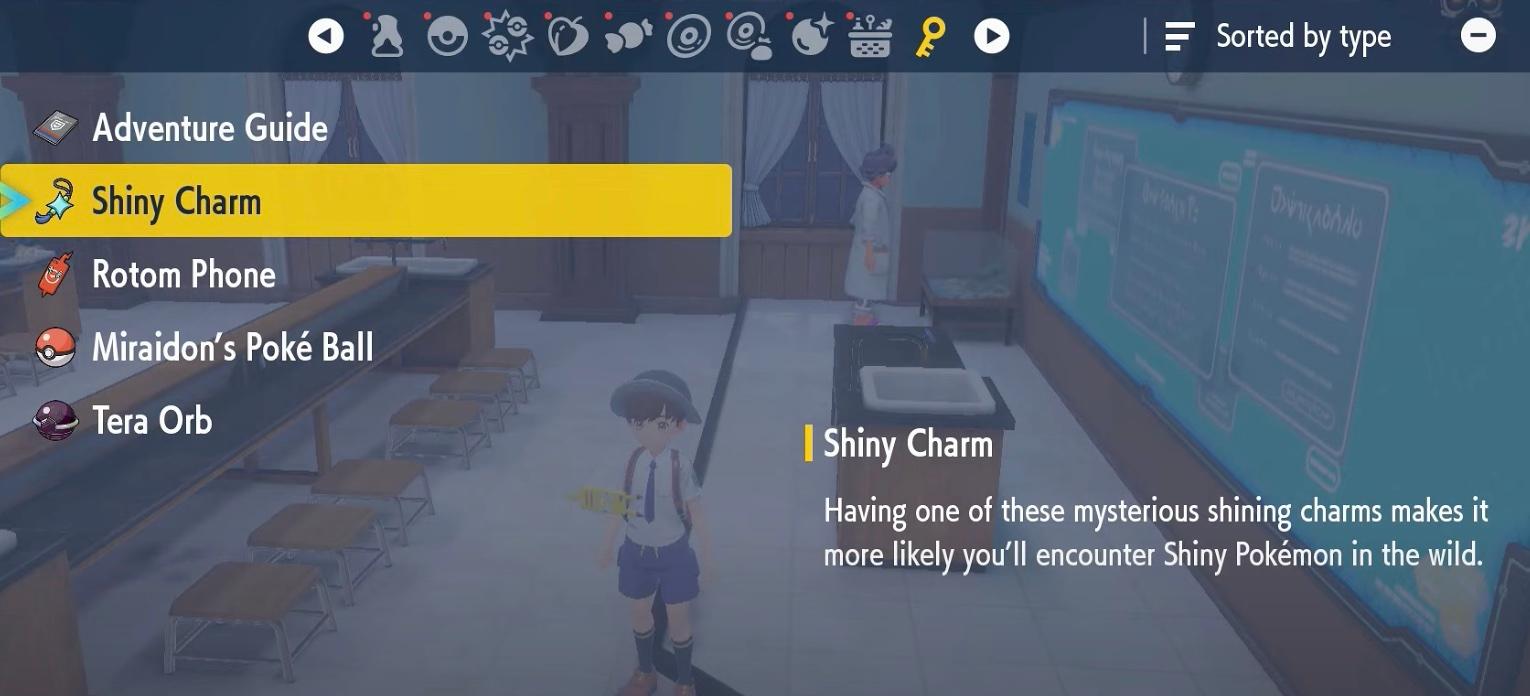 Pokemon Scarlet and Violet: How to Get the Shiny Charm