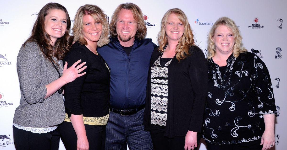 Robyn Brown, Meri Brown, Kody Brown, Christine Brown and Janelle Brown at a Las Vegas event in 2012