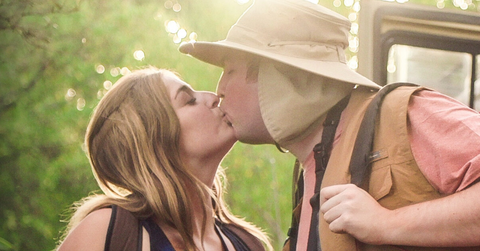 Abbey Kisses David - Love on the Spectrum