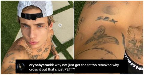 jaden hossler tattoos