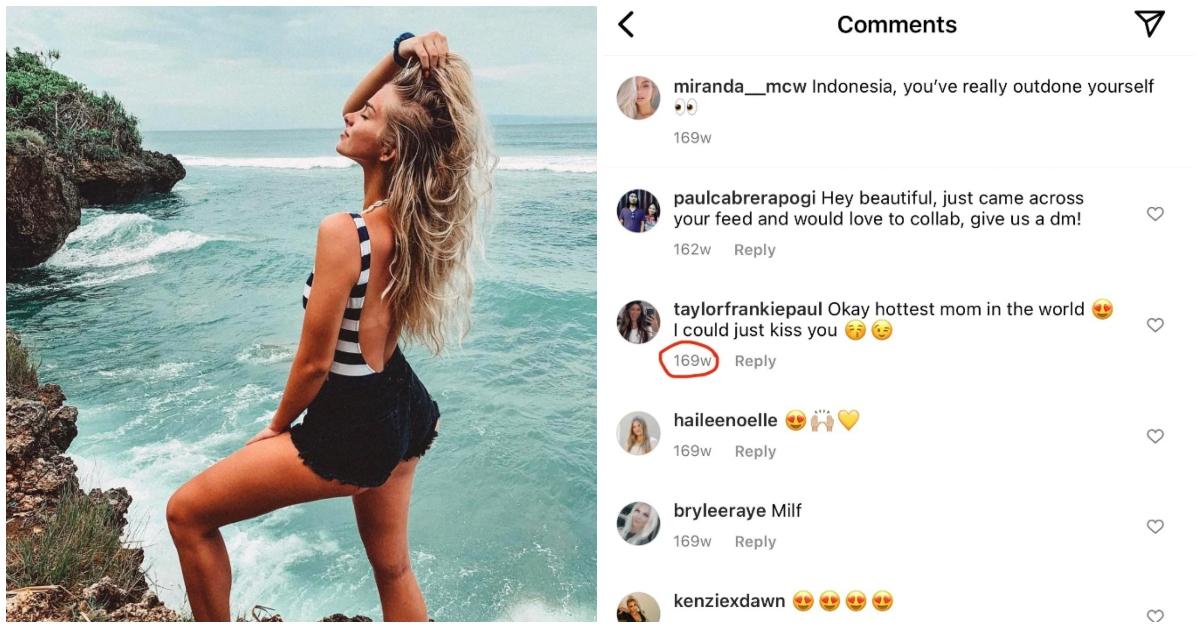 Taylor Frankie Paul's comment on Miranda McWhorter's Instagram