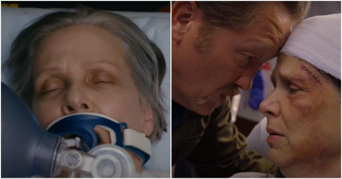 Two Chicago PD stills from trailers featuring Trudy and her husband