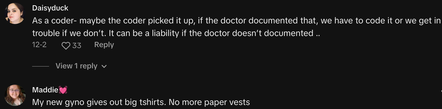 doctor charges woman emotional consultation