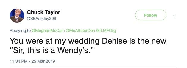 you were at my wedding denise meme