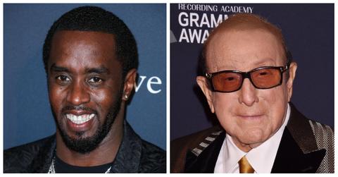 Diddy and Clive Davis