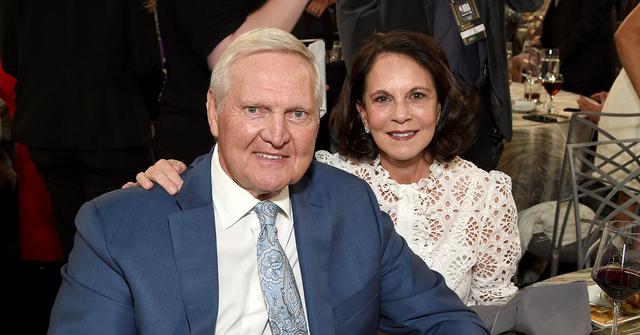 Jerry West and his wife Karen at the 2019 NBA Awards.