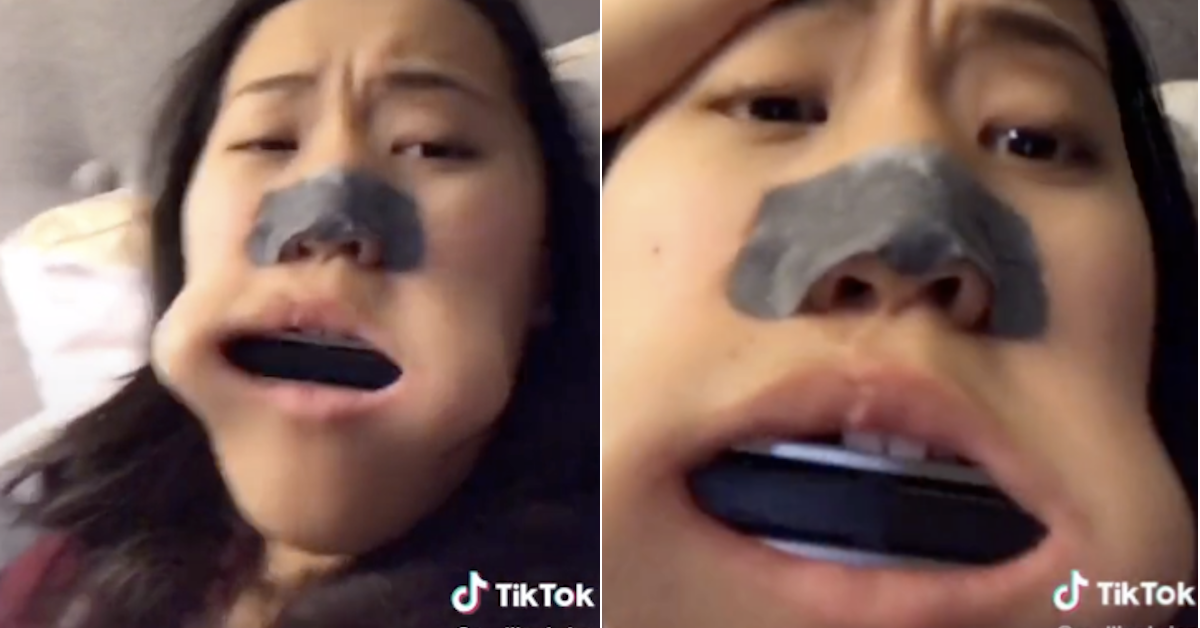 tiktok harmonica mouth