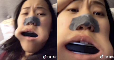 tiktok harmonica mouth