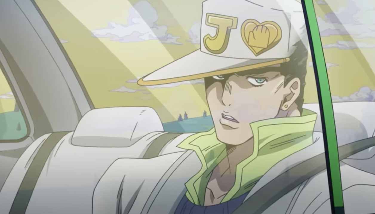 Jotaro kujo from jojo's bizarre adventure