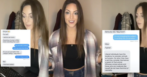 Woman Hinge Date Dog Mom