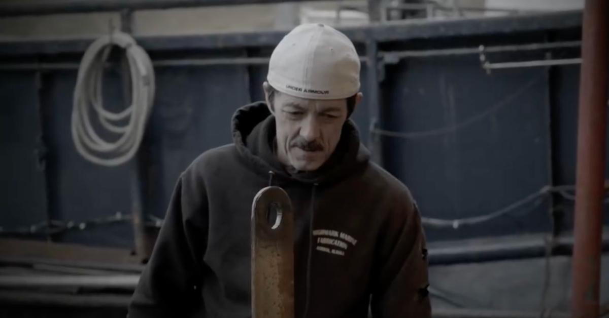 Tom Brossard working on the Saga in 'Deadliest Catch'