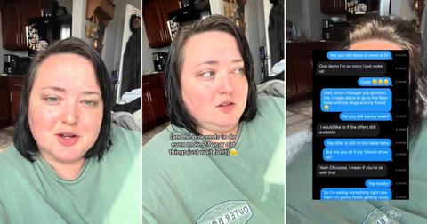 Molly explains what happened before her date ghosted her