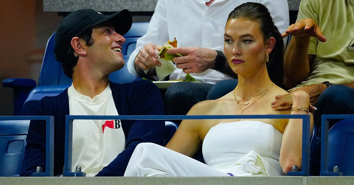 Joshua Kushner and Karlie Kloss at the US Open in 2023. 