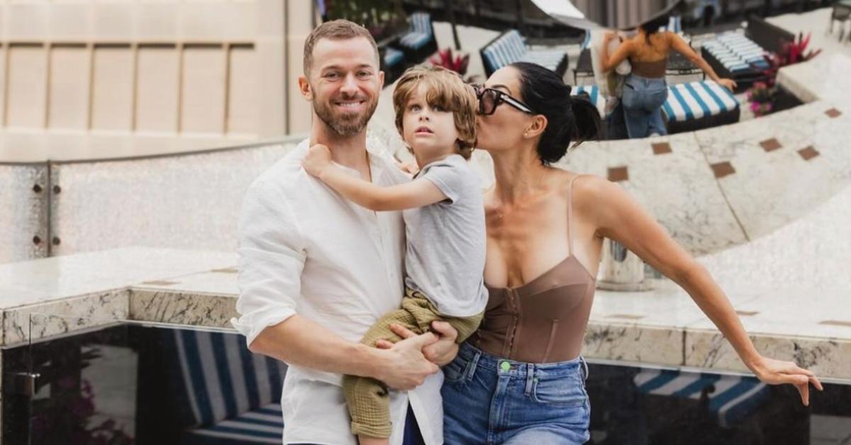 Nikki Garcia, her husband Artem, and their son in Chicago.