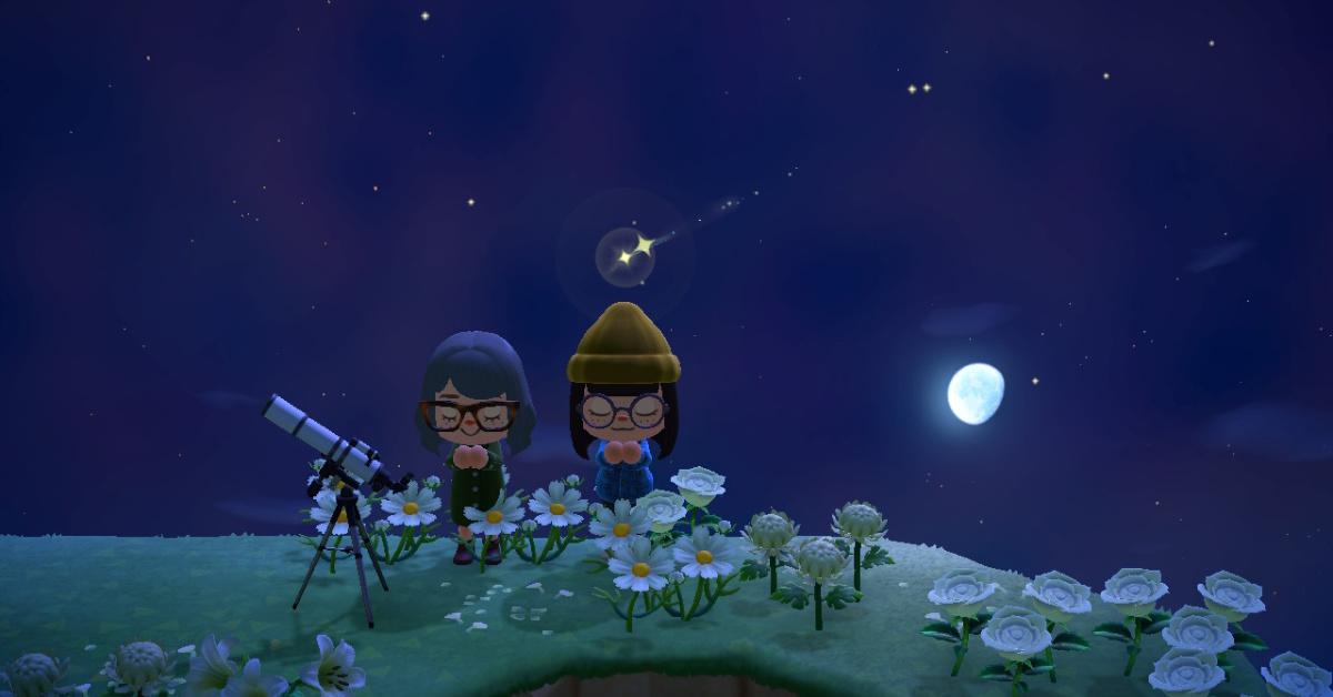 when do shooting stars happen acnh animal crossing