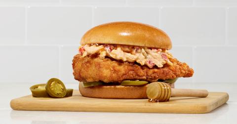 Chick-fil-A Honey Pepper Pimento Chicken Sandwich