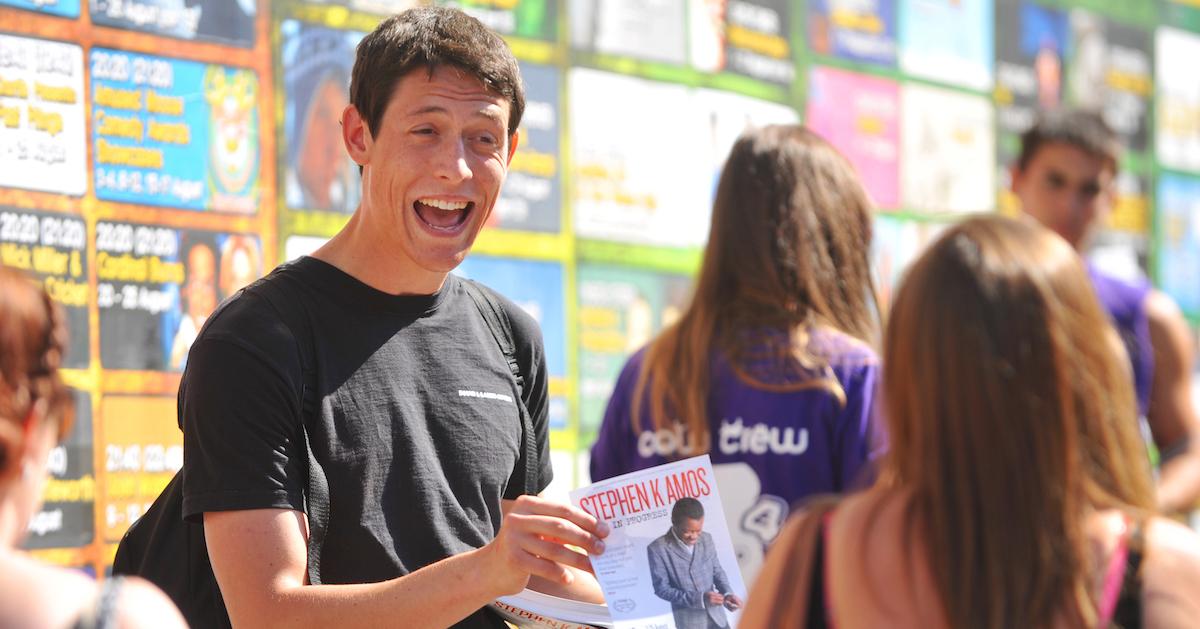 Edinburgh Fringe Festival Flyering