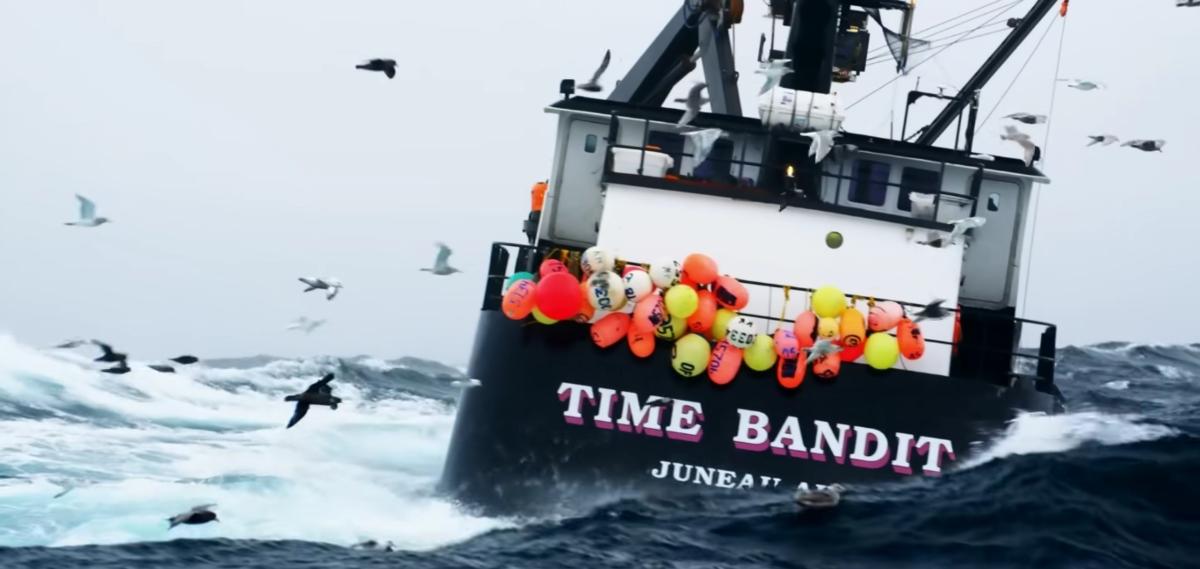 The Time Bandit in rough waters on Deadliest Catch