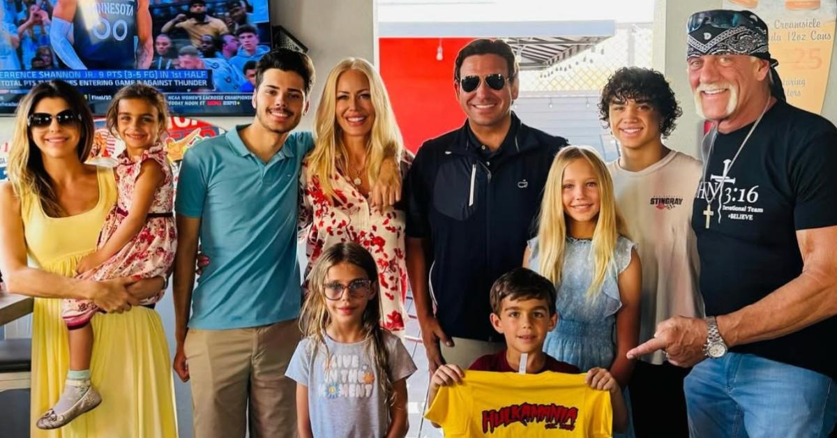 Hulk Hogan's last photo with Ron DeSantis before his untimely death.