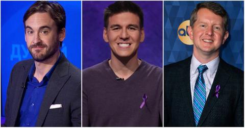 Brad Rutter, James Holzhauer, and Ken Jennings