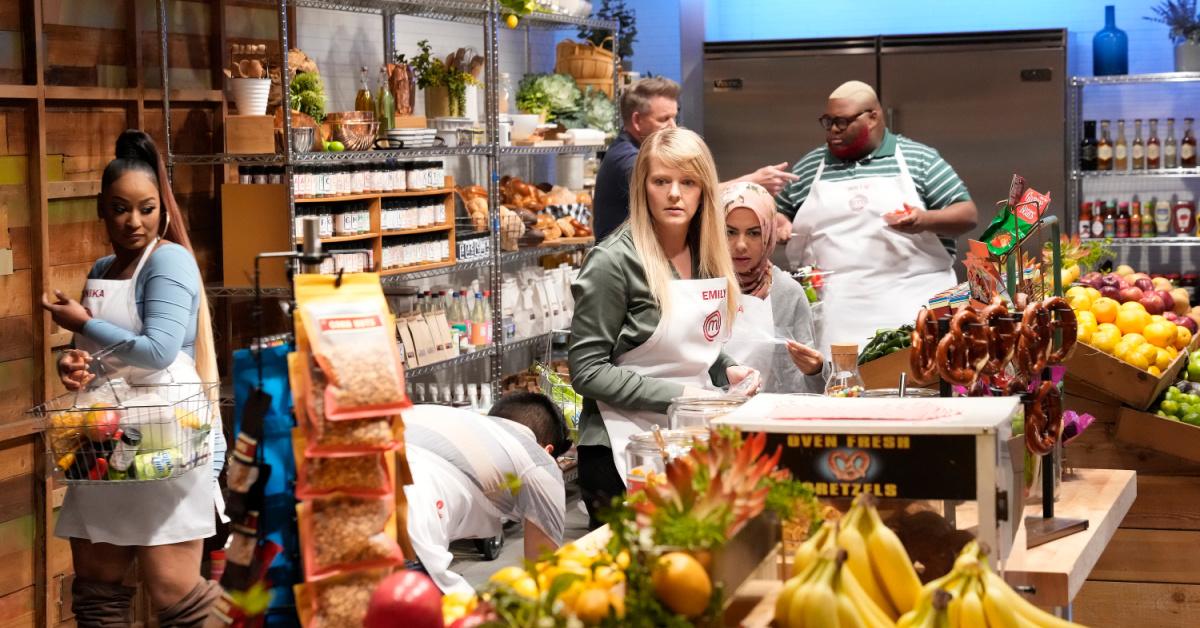 contestants in the masterchef pantry in season 12