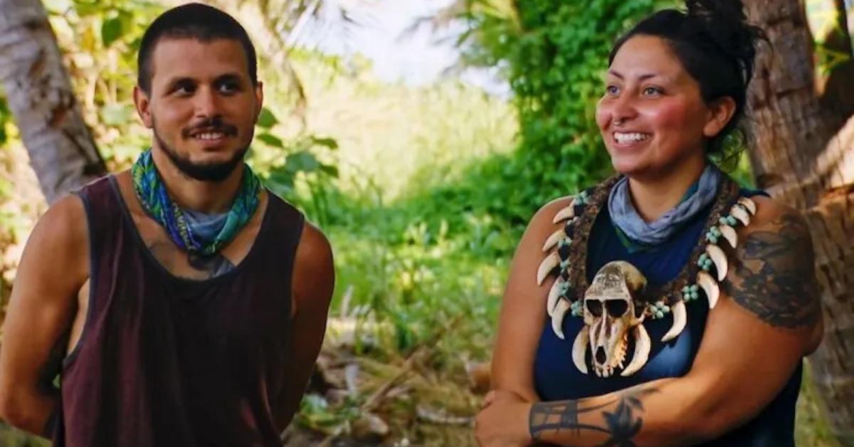 Jesse Lopez and Karla Cruz Godoy in 'Survivor'